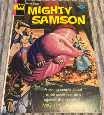 Whitman Comic - Mighty Samson #25 (1974)   - Ungraded - Very Good+ Cond.