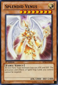 Splendid Venus - BP02-EN070 - Rare - 1st Edition x3 - Near Mint