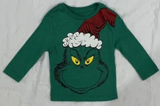 Adorable Grinch That Stole Christmas Baby Long Sleeve T-Shirt Sz 12 Months NWOT