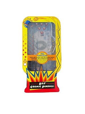 Bilz Cosmic Pinball Money Gift Card Holder Game