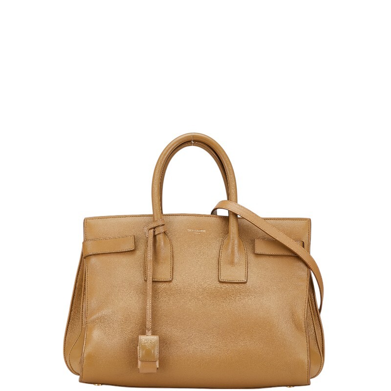 Borsa a mano SAINT LAURENT Sac de Jour classica beige 2 vie tracolla 324823 usata