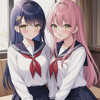 Anime Girls Stable Diffusion Ai Art Artwork  Gaming Mat Desk 7653