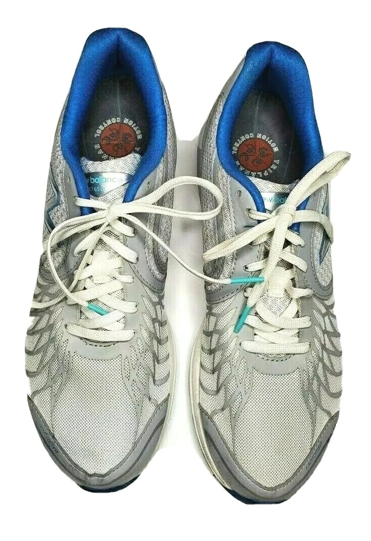 Mens size 10.5 US New Balance 1765 Fantom Fit Grey/Green and Blue Gently… New Balance 1765 Fantom Fit Running Shoes Mens 10.5 Gray  main image 3