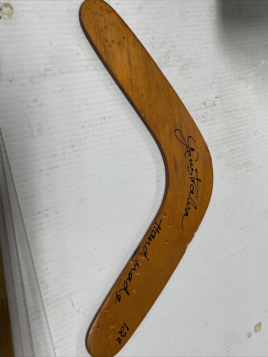 Australian Hand Made Wooden Returning Boomerang 12