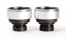 2x Carl Zeiss Planar 2/50mm f/2 50mm Contarex Lens Head Only SOLD AS-IS READ