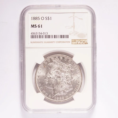 1885-O Morgan Silver Dollar NGC MS61