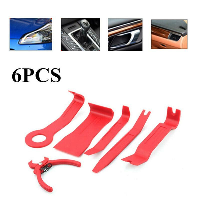 6PCS Car Auto Door Window Trim Dash Emblem Upholstery Panel Removal Install Tool