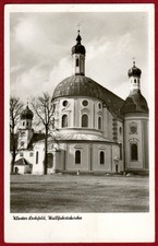 Allgäu and Swabia monastery Lechfeld around 1959 pilgrimage church Oskar putsch postcard