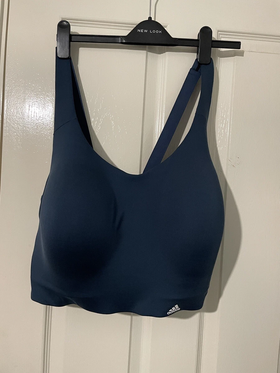 ADIDAS LADIES UK UNREMOVABLE PADDED GYM TRAINING SPORTS BRA SIZE
