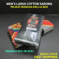 Popular LARGE SARONG, LUNGI, DHOTI for MENS Cotton Stitched wt BOX 