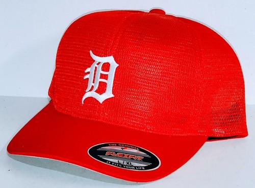 Detroit Tigers "Flex Fit" Mesh Cap ⚾Hat ⚾CLASSIC MLB PATCH/LOGO ⚾2 Sizes ⚾New - Picture 13 of 17