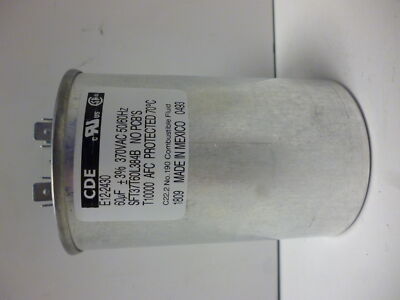 Cornell Dubilier CDE SFT37T60L384B 370V Running Capacitor