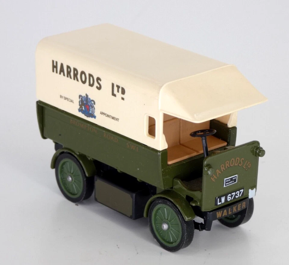 Matchbox 1919 Walker furgoneta eléctrica Y29 Harrods antaño coche de juguete en caja Foto 4 de 4