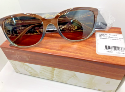 New UNUSED HS758-22B Maui Jim HONI HCL Bronze Polarized Women Cat