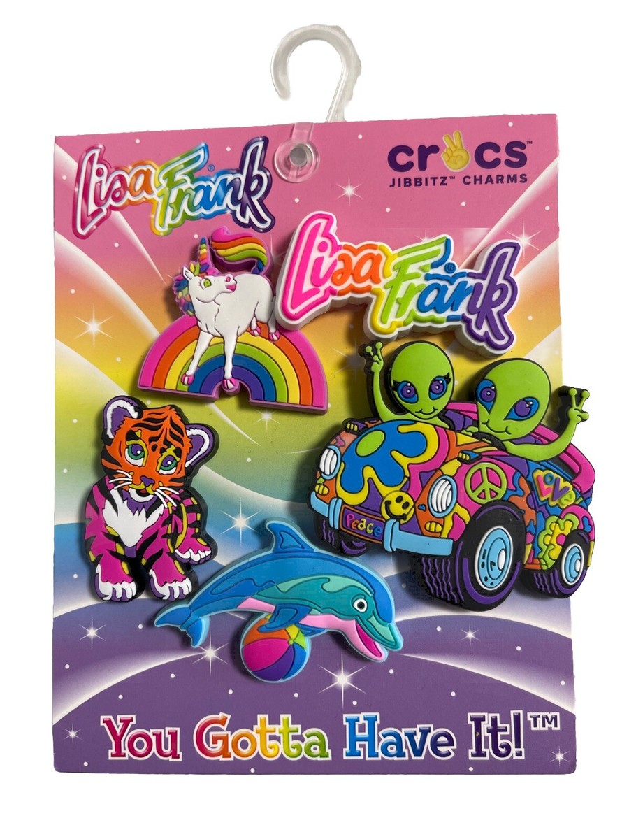 Lisa Frank Jibbitz Crocs Charm Set You Gotta Have It pcs New Original