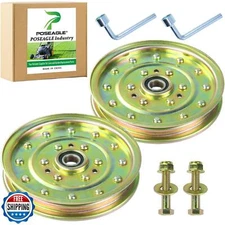 POSEAGLE 2 Pack 1-633109 Pulley Replaces Exmark 1-633109 Idler Pulley, Exmark