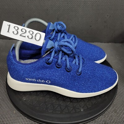 #ad Allbirds x Sams Club Wool Runners Womens Sz 8 Blue White Trainers Sneakers $29.99