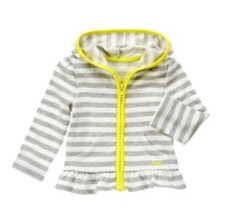 girls gymboree painting pals zip up hooded sweatshirt jacket size 6-12 M nwt
