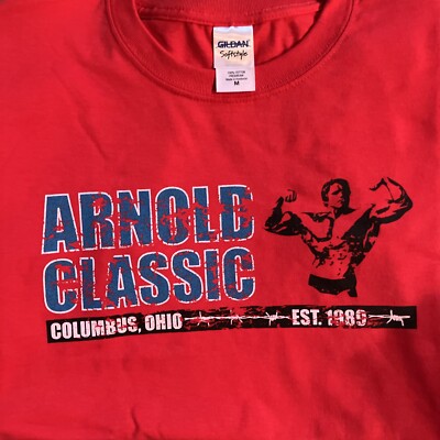 Authentic Arnold Classic Sports Festival T Shirt Soft Style Size Medium