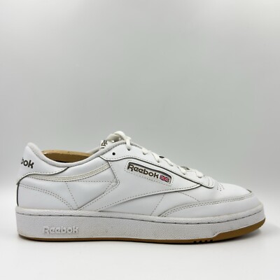 Reebok Club C 85 Herren-Sportschuhe weiß Leder UK-Größe 10