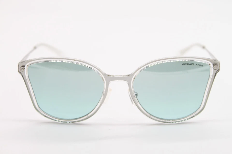 NEW MICHAEL KORS MK 1115 TURIN 11537C SILVER CLEAR AUTHENTIC SUNGLASSES 56-19 - Image 2 of 4