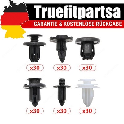 180x KFZ Clips für HONDA Befestigung Klips Halter Spreizniet Stoßstangen NEU