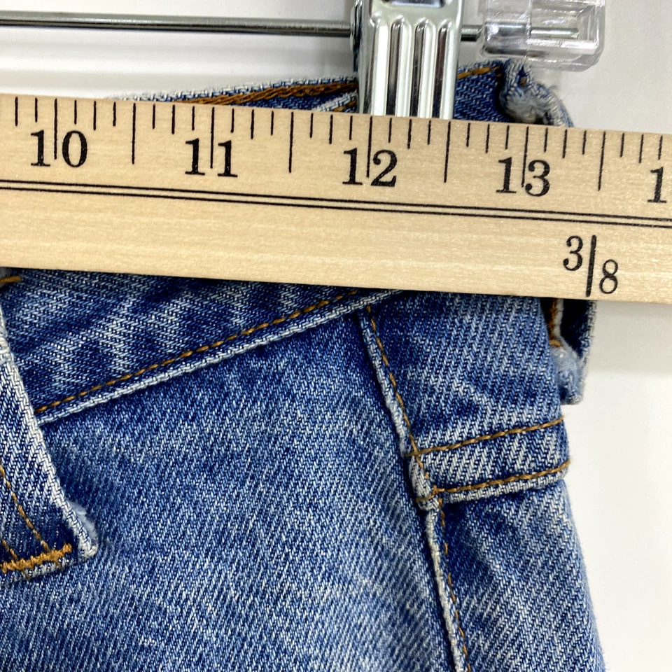 Jeans BONGO Etiqueta Reserva Especial Juniors Talla 5 Azul Denim Cónico De Colección Años 90 Foto 4 de 4