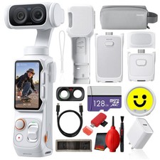 Insta360 Luna Ultra Creator Bundle Stellar White with 128GB Card Bundle