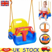 3-in-1 Toddler Swing Seat Swing Seat with Adjustable Ropes Snap Hook Max 200lbs