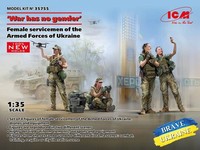 War Has No Gender Armed Forces Of Ukraine / 1:35 - Icm