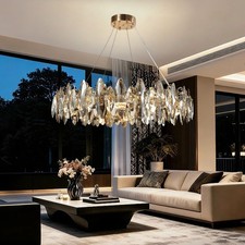 Lampadario in cristallo di lusso alta qualità tavolo da pranzo sospensione dimmerabile 