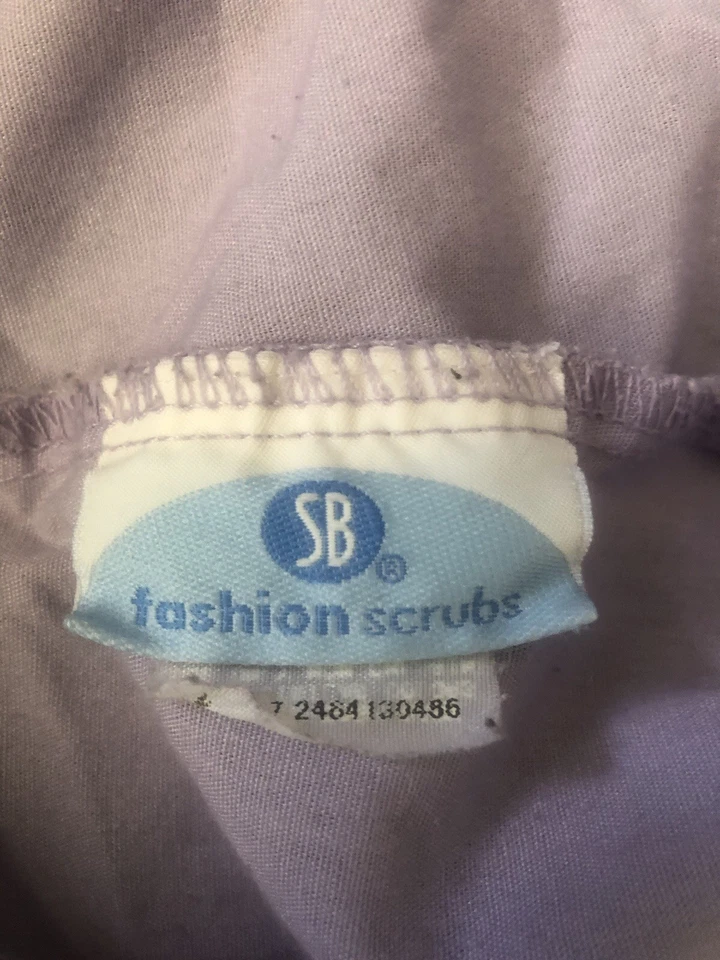 Женские (фиолетовые) большие штаны-скраб со шнурком  - Изображение 4 из 4