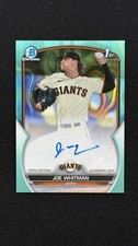 2023 Bowman Chrome Joe Whitman CDA-JWH Aqua Raywave Auto SP /199 San Francisco