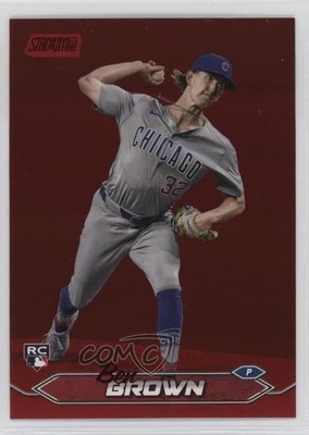 2024 Topps Stadium Club Red Foil Ben Brown #41 Rookie RC 10z2