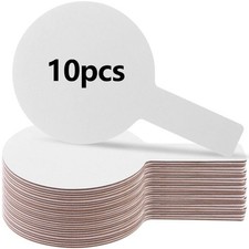 10 PCS Dry Erase Answer Paddles Handheld Double Sided Mini White Boards Signs