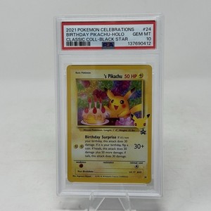 Birthday Pikachu Psa 10 | eBay