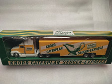 U.S.- Sattelzug 1:64 Freightliner? Kunststoff Knorr Saucenexpress m/box Lagerspu
