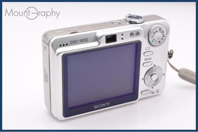 Sony Cyber-shot DSC-W50 Silver Camera with Battery Japanese
