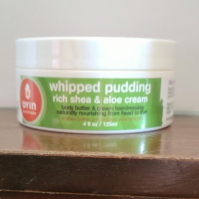 Oyin Handmade Whipped Pudding. Body Butter & Cream Hairdressing 4 fl oz