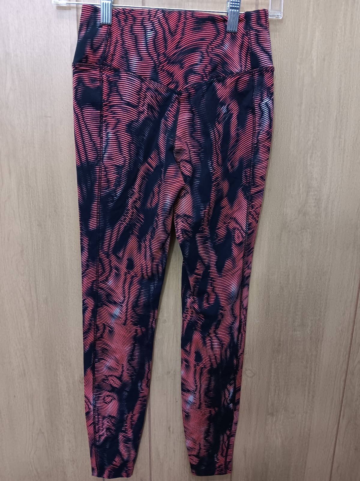 Nike Legging Pants Extra Medium Adult  Red Swoosh Logo Gym Womens XS thumbnail 2