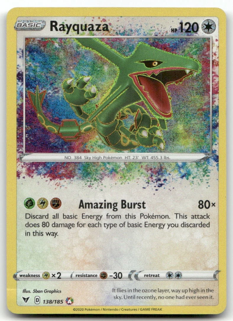 Rayquaza Pokémon TCG Cards for sale | eBay