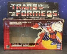 Vintage Hasbro 1985 Transformers G1 ORIGINAL BOX ONLY  Autobot Red Alert