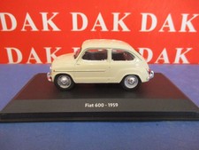Die cast 1/43 Modellino Auto Fiat 600 I serie 1959