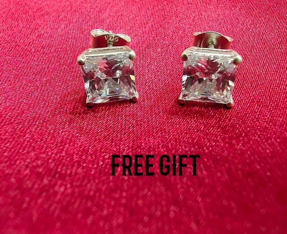 Angry Face Character Pendant Real Moissanite In 925 Sterling Silver Free Stud - Image 2 of 4