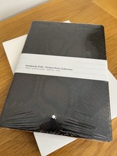 Montblanc Python Print Notizbuch 146 Smoke, versiegelt, liniert. Neu