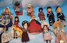 12 x Vintage Dolls Job Lot Various Sizes Collection of Various Dolls See Photos