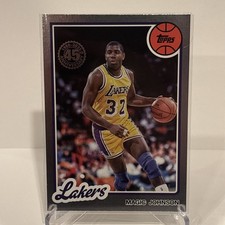 Magic Johnson 2025-26 Topps Basketball 45th Anniversary Holo #80BK-3 Lakers HOF