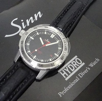 Sinn 403 EZM 2 Hydro Quartz Date Watch With RARE 3h Dial for sale