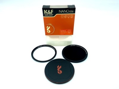 K&F Concept Filter Kit 3-in-1 Nano-X Magnetic MRC ND1000 Adapter Ring OVP 62mm