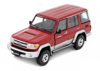 BM Creations Toyota Land Cruiser LC76 Dunkelrot LHD MaßStab 1:64 3 Zoll Diecast